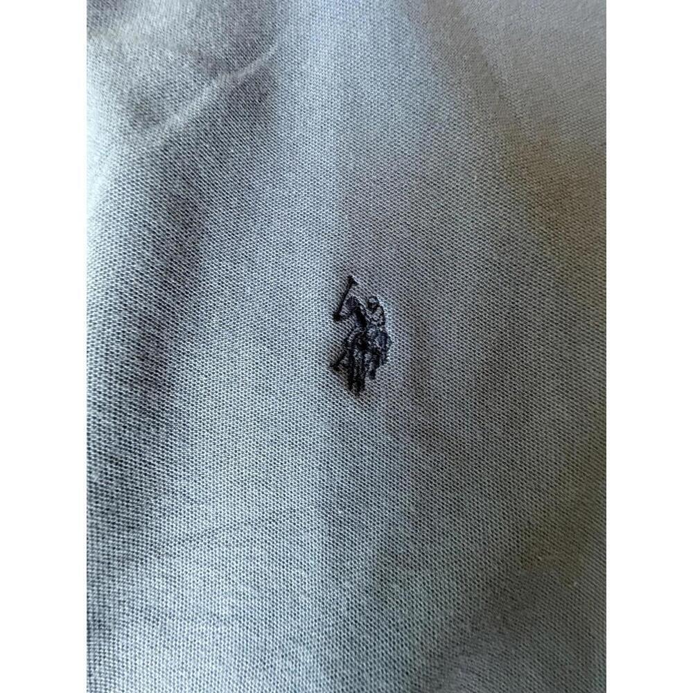 US Polo Assn Polo Shirt Mens 2XL Blue Performance Pique Golf Stretch Casual NWT - Picture 5 of 8